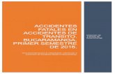 accidentes fatales en accidentes de transito. … · HIPOTESIS DE LOS ACCIDENTES DE TRANSITO ... evidencia una caída drástica de -32% en el año 2014 con respecto al año 2013.