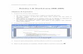 Práctica 1 de Word (Curso 2008 -2009agabriel/Docencia/FIBD/practicas/WORD-p1.pdf · 2. Conocer los componentes de una ventana de Word. 3. ... 16. Efectos más avanzados (tachado,
