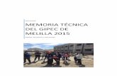 MEMORIA TÉCNICA DEL GIPEC DE MELILLA - …copmelilla.org/descargas/pdf/portaltransparente/memorias/gipec/... · intercambio de información y para evaluación/formación del personal.