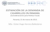 Presentación de PowerPoint - gorgas.gob.pa · Antecedentes normativos ... Impuesto Selectivo al Consumo de Cigarrillos en 32.5% del precio al por ... NICARAGUA VENEZUELA GUATEMALA