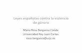 Leyes españolas contra la violencia de género - theoria.eu · Unidas para las Mujeres, Copenhague. ... III Conferencia Mundial de ... Resumen de las disposiciones y declaraciones