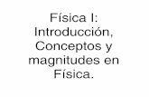 Física I: Introducción, Conceptos y magnitudes en Física.jura/Fisica_I/semana_I_1.pdf · materia de coeficiente 2. 5-6 tareas. • Informes individuales de laboratorio. El ...