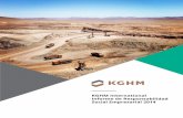 KGHM International Informe de Responsabilidad Social ... · 6 operaciónes en Canadá, EE. UU. y Chile 4 Proyectos de desarrollo en Canadá, Chile y Groenlandia. 6 Valores fundamentales