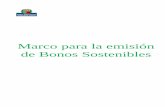 Marco para la emisión de Bonos Sostenibles - … de Bon… · 3 Para ser elegible para los fondos de los Bonos Sostenibles, los proyectos deberán tener uno o más objetivos ambientales