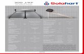300 j/kf - Saclima - Distribuidor Equipos Solares · El diseño del ab-sorbedor “multiflow” consigue mejores resultados a caudales bajos que los de parrilla de tubos. ... Absorbedor