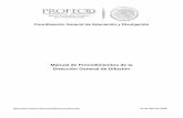 Cédula de Autorización del Procedimiento - gob.mx · Manual de Procedimientos de nueva creación, para dar cumplimiento al Programa de Trabajo del Comeri 2008; en apego a los Lineamientos