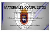 Materiales Compuestos - .MATERIALES COMPUESTOS RESISTENCIA DE MATERIALES II J. Antonio Velasco Parra,
