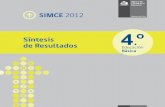 SIMCE 2012ºbasico... · 4 Síntesis de Resultados SIMCE 4.º Básico 2012 APLICACIÓN SIMCE 2012 4.º Básico Pruebas aplicadas Comprensión de Lectura, Matemática e Historia, Geografía