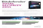 TOTAL SECURITY 2015download.bitdefender.com/resources/.../es_ES/Bitdefender_2015...ES_… · TOTAL SECURITY 2015 La mejor protección. Mejor rendimiento. Fácil de usar. Bitdefender