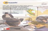  ·  3 Uso del Producto Grillado PISCO de precipitación en Estudios, Investigaciones y Sistemas Operacionales de Monitoreo y Pronóstico Hidrometeorológico