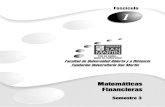 Matemticas Financieras - .Matemticas financieras Semestre 3 Tabla de contenido Pgina Presentaci³n