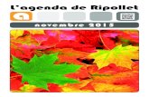 novembre 2015 - Ajuntament de Ripolletupload.ripollet.cat/FILES/PDF/ripollet-com-agenda-nov15.pdf · amic Georges Moustaki, arriba a Ripollet aquest concert, que forma part de la