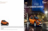 Nuevo Renault SANDERO StEpwAy - VisionMotor - El … · Renault SANDERO StEpwAy Nuevo Seguí viviendo la experiencia en  Renault recommends El período de …