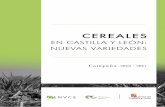 CEREALES - itacyl.es · 3 cereales en castilla y leÓn: nuevas variedades | campaÑa 2016 · 2017 01. red de experimentaciÓn de nuevas variedades de cereales red de experimentación