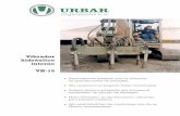 Vibrador interno VH-15 - URBAR Ingenieros · en máquinas retro-excavadoras en las que generalmente se dispone de una bomba de caudal variable. Esta misma bomba simplifica el circuito