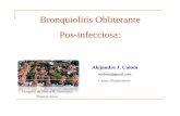 COLOM. Bronquiolitis Obliterante - sap.org.ara/colom... · Acta Pædiatr 87: 933–9. 1998 adenoviral infection in children. CHEST 2007; 131:1454–1460. Cytokine. 2015 May;73(1):156-62.