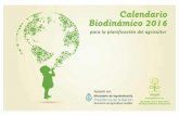 Presentación de PowerPoint - AABDAaabda.com.ar/wp-content/uploads/Previa-Calendario-2016.pdf · Calendario Biodínâmico pota la plamficacön del Agricultor 2016 Días de siembra