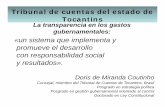 Tribunal de cuentas del estado de Tocantins - icgfm.org · (26 TCE) Cada Corte de estado tiene 7 miembros Control interno Control externo ... -Económicas: La emisión de documentos