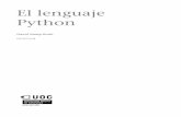 El lenguaje Python - Exaforo.com: Últimos temas y ... · CC-BY-NC-ND • PID_00174138 6 El lenguaje Python Objetivos Los objetivos que el alumno debe de haber conseguido una vez