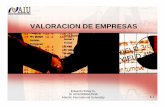 VALORACION DE EMPRESAS - aiu.edu · 5- 3 Introducción Existen muchos métodos para valorar una empresa, comenzando por la información entregada por la contabilidad, hasta llegar