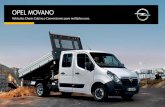 OPEL MOVANO - industria.ccoo.es · y Conversiones disponibles de fábrica listas para ... C K K1 MOVANO C K K1 ... Chasis Cabina: dimensiones Chasis Doble Cabina: dimensiones A E