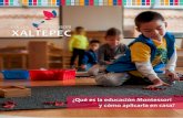 “Cualquier ayuda - Colegio Renilde Montessori … xaltepec_2015.pdf · 4 Introducción Montessori Xaltepec es una comunidad comprometida con la Filosofía Montessori, con los padres