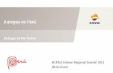 Autogas en Perú - WLPGA · Distribución y cobertura en Lima y puntuales ciudad de provincias: Piura, Chiclayo. 11 Indicadores Comparativo GLP vs GNV Cuadro Comparativo Descripción