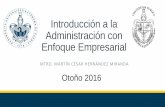 Introducción a la Administración con Enfoque Empresarial · Administración un Enfoque basado en Competencias, CENGAGE Learning. Hernández y Rodríguez y Palafox de Anda. 2012.