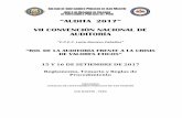 “AUDITA 2017” VII CONVENCIÓN NACIONAL DE …ccpsm.org.pe/wp-content/uploads/2017/07/REGLAMENTO... · g) del artículo 6° de la Ley N° 28951, ‘Ley de Actualización de la