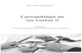 Contabilidad los Costos IIcontabilidad7.com/wp-content/uploads/2018/03/Contabilidad-de... · estándar, costeo directo vs. absorbente, CVB y el costeo ABC, para su correcto tratamiento
