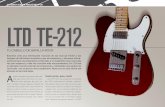 CUTAWAY GUITAR MAGAZINE Nº38 Guitarras LTD …€¦ · su base en el concepto Telecaster, de cons-trucción bolt-on, figura del cuerpo, configura - ción de pastillas y controles