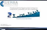 Presentación de PowerPoint - Sierra Consulting · PYMES Y EMPRESAS FAMILIARES- de España y Portugal para: ... • La información para una eficaz toma de decisiones ... negocios
