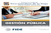 GESTIÓN PÚBLICA - fide.edu.pe · La Calidad y Competitividad en la Gestión Pública ... (Antecedentes del Planeamiento en el Perú. Sistema Nacional de Planeamiento Estratégico.
