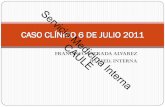 Servicio Medicina Interna CAULE - .TA 110/60. T 37,8C. ... antiendomisio y antigliadina para