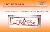 1 UCESHAucesha.es/.../2018/02/MANUAL-PRIMEROS-AUXILIOS.pdf · Aspectos Legales de los Primeros Auxilios. 6. Conclusiones. 7. Bibliografía. 3 PRIMEROS AUXILIOS EN EL TRABAJO ... 3.3: