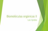 Biomoléculas orgánicas II - amayabio.files.wordpress.com · La estructura de la molécula es un ácido fosfatídico. El ácido fosfatídico está compuesto por una glicerina unida
