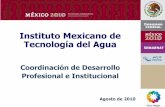 Instituto Mexicano de Tecnología del Agua - FAO Login · Desarrollar, adaptar y transferir tecnologías y sistemas relacionados con aspectos económicos y financieros del agua, tales