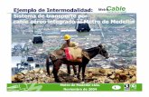 Ejemplo de Intermodalidad: Sistema de transporte …uprati.uprm.edu/interns/medellin/MetroCable(PuertoRico).pdf · 22 • Tipos de sistemas de transporte por cable • Criterios para