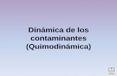 Dinámica de los contaminantes (Quimodinámica)sgpwe.izt.uam.mx/files/users/uami/patt/6._Dinamica_de_Contaminant... · La tasa de hidrólisis depende de la concentración del compuesto