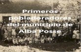 Primeros pobladoradores del municipio de Alba Posse · “Primeros pobladores del Municipio de Alba Posse” 7 Marco Teórico: ... cítricos y plantas aromaticas para la obtención
