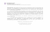 GENERALITAT VALENCIANA CONSELLERIA DE …€¦ · concurso-oposicion para la provision de vacantes de instituciones sanitarias de la agencia valenciana de salud. (docv: 18-04-2011)