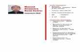 DATOS PERSONALES: Manuel Alejandro H-504, … · Aseguramiento de la Calidad en la ... A TRABAJAR URBANO ... Trochas carrozables en la Provincia de Lambayeque – Convenio Municipalidad