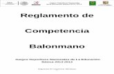 Reglamento de Competencia Balonmano - …historico.conade.gob.mx/.../JDN2014/balonmano_reglamento.pdf · Reglamento de Competencia Balonmano - 2 - ÍNDICE TEMA PÁGINA INTRODUCCIÓN.