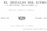 EL HERALDO ISTMO - bdigital.binal.ac.pabdigital.binal.ac.pa/bdp/revistas/heraldo/heralnov1905-1.pdf · Tremolando valiente su bandera. JOSÉ RAMÓN SIO Del amor a la ... magnífica