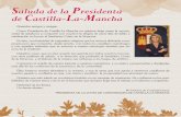 Saluda de la Presidenta de Castilla-La-Mancha. VILLAPALACIOS1-18p… · Comparto el orgullo de vuestra historia y vuestras ... con el coche y os saludo levantando ... Cuando sientas