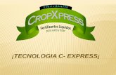 ¡TECNOLOGIA C- EXPRESS¡ - fulvifert.comfulvifert.com/proyecto/wp-content/uploads/2018/01/CATALOGO-CROPX... · Regulador de pH para aguas y/o soluciones de fertilización que aumenta