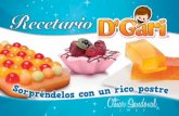 Omar Sandoval - D'Garidgari.com.mx/sitio/recetarios/mini_Recetario2_web.pdf · D'Gari® 140g sabor naranja. • 1 bolsa de gelatina de agua ... Para la crema de coco, mezcla la crema