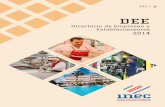 Directorio de Empresas y Establecimientos 2014 - …€¦ · 4 DEE INEC - COSTA RICA Presentación El presente folleto muestra los principales resultados del proceso de actualización