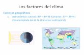 Los factores del clima - megustalageografia.weebly.commegustalageografia.weebly.com/uploads/2/3/9/9/23991712/los... · Prof. Isaac Buzo Sánchez . Circulación atmosférica en superficie: