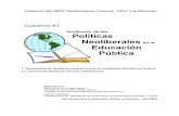 Incidencia de las Políticas Neoliberales en la …es.idea-network.ca/wp-content/uploads/2012/04/cuaderno-descentra... · organizaciones magisteriales y ONGs de Brasil, Canadá, Chile,